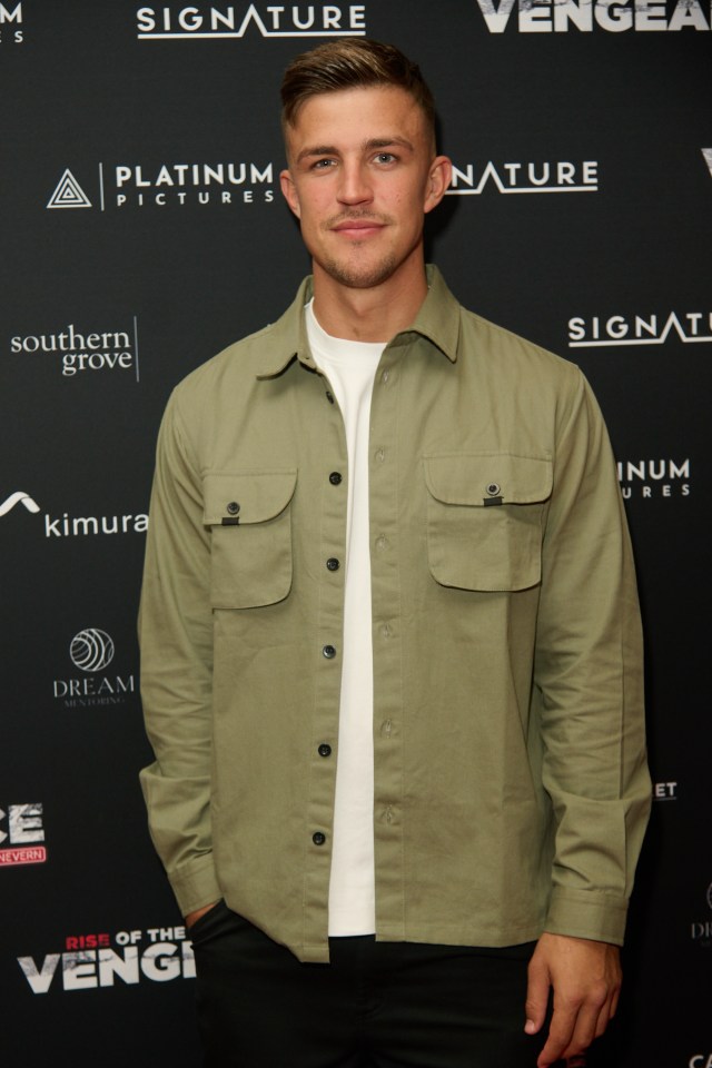 Mitchel Taylor at the premiere of Rise of the Footsoldier: Vengeance.
