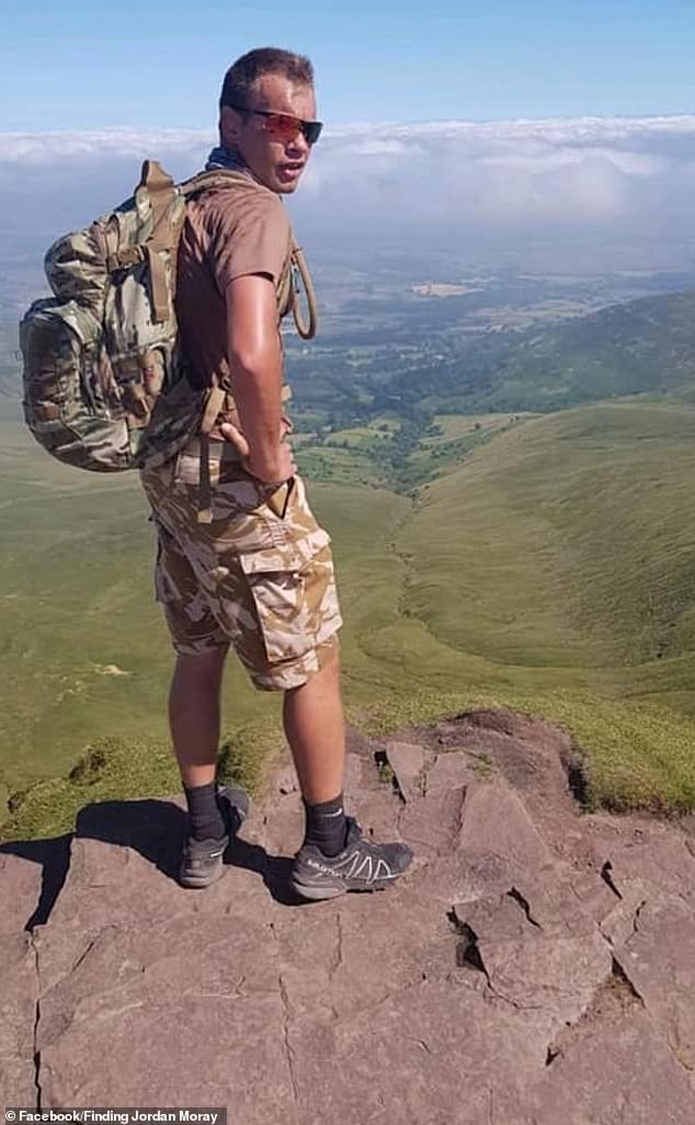 Jordan, from Aberdare, South Wales, disappeared without a trace on July 24, 2019. His skeletal remains were found in a cave last week by a walker in the Brecon Beacons