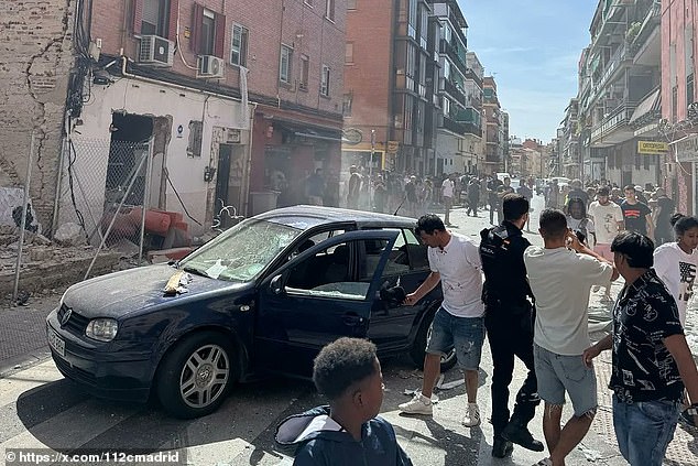 Firefighters were clearing rubble at the premises in the capital's Vallecas neighbourhood, Madrid emergency services announced on X, sharing footage of the bar's partially collapsed ceiling and bricks strewn on the ground