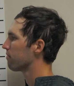 Robinson seen in his mugshot