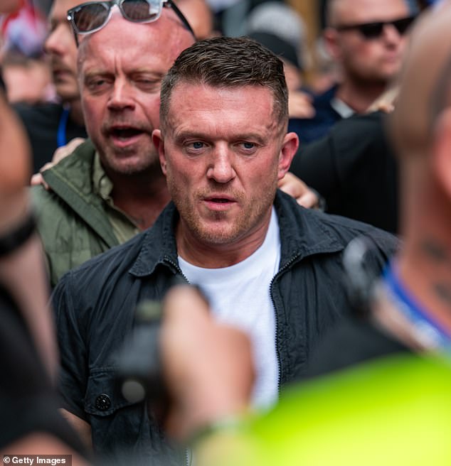 Tommy Robinson, real name Stephen Yaxley-Lennon, was the organiser of the Unite the. He used to be a member of
