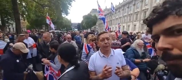 The interviewer, conspiracy theorist and former Conservative councillor William Coleshill (right), disagreed. He said Starmer should be tried before being 'lawfully executed', despite Britain not having the death penalty