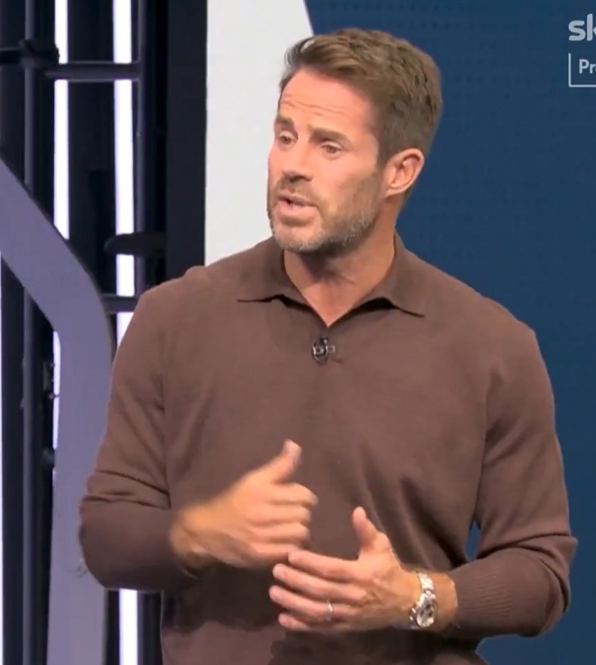 Jamie Redknapp on Sky Sports discussing Tottenham and Daniel Levy.