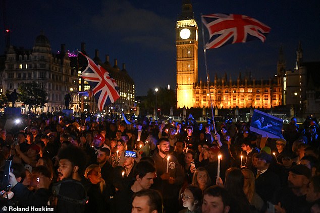 Vigils and tributes for Kirk were held throughout the world in the aftermath of his killing, including remembrance events held in South Africa, London (pictured) and Australia