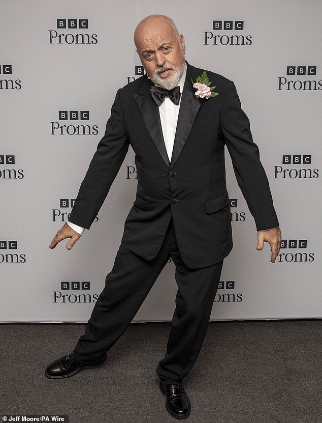 Bill Bailey backstage at the Royal Albert Hall, London, at the Last Night of the Proms