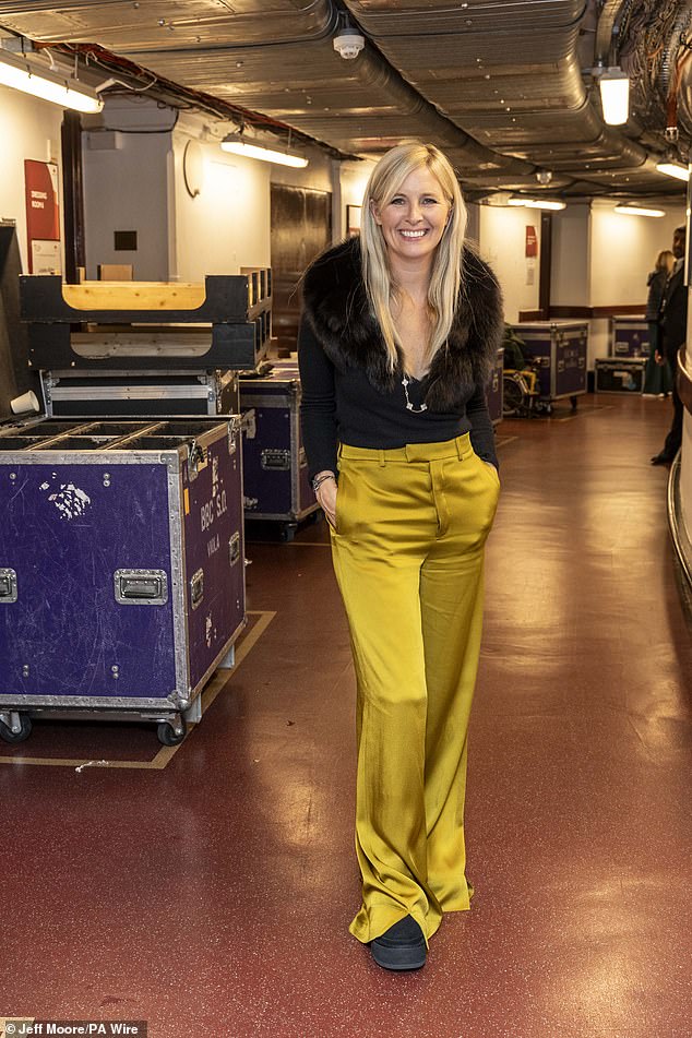 Alison Balsom backstage at the Royal Albert Hall, London, where she made her final performance