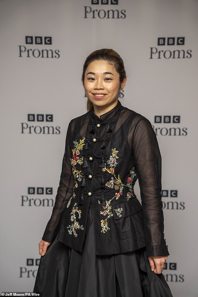 Conductor Elim Chan backstage at the Royal Albert Hall, London, at the Last Night of the Proms