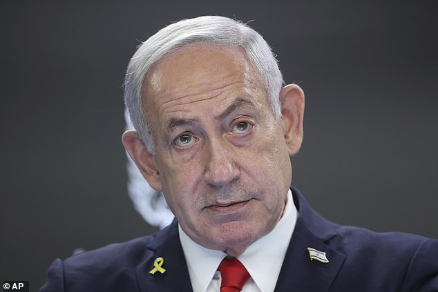 The 55-year-old prosecutor controversially sought the arrests of Israeli prime minister Benjamin Netanyahu (pictured) and former defence minister Yoav Gallant in May 2024