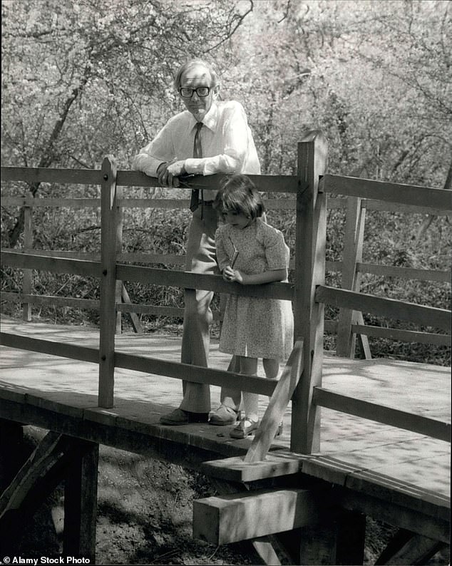 Christopher visits Pooh Bridge in Hartfield, immortalised by his father A.A Milne