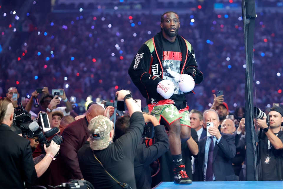 Terence Crawford ring walk.