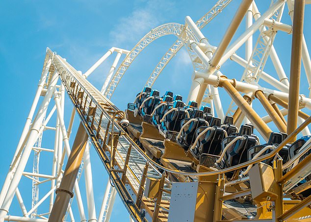 Thorpe Park has an overall rating of 3.5 out of 5 on TripAdvisor - with many big ride fans loving coasters including Stealth, Colossus and Hyperia (pictured)...but the latter's 2024 launch wasn't without its problems, with the ride shut for periods during its opening summer