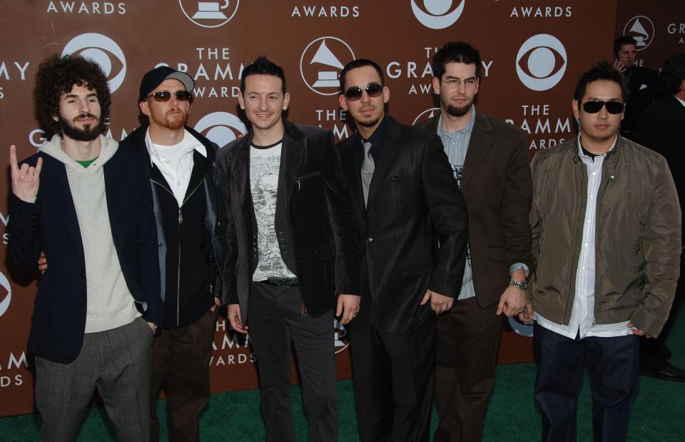 Linkin Park at the Grammy Awards.