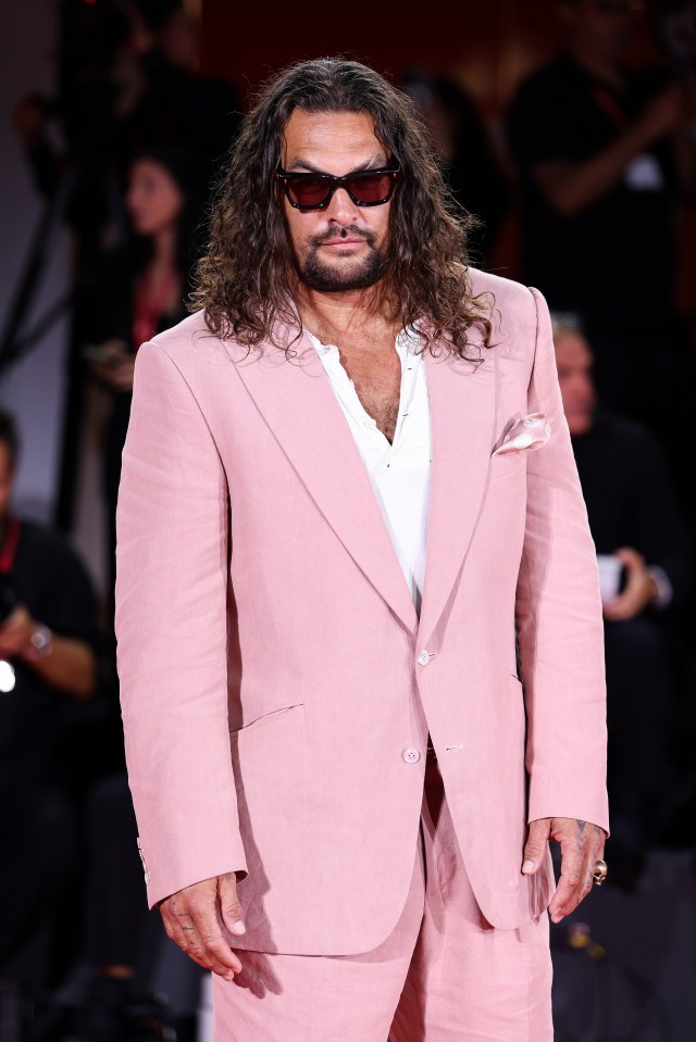 Jason Momoa at the Venice Film Festival.