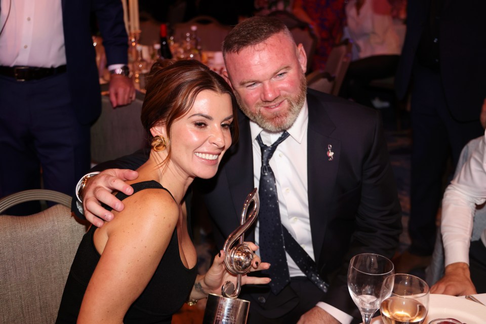 Coleen and Wayne Rooney at a Nordoff Robbins event.