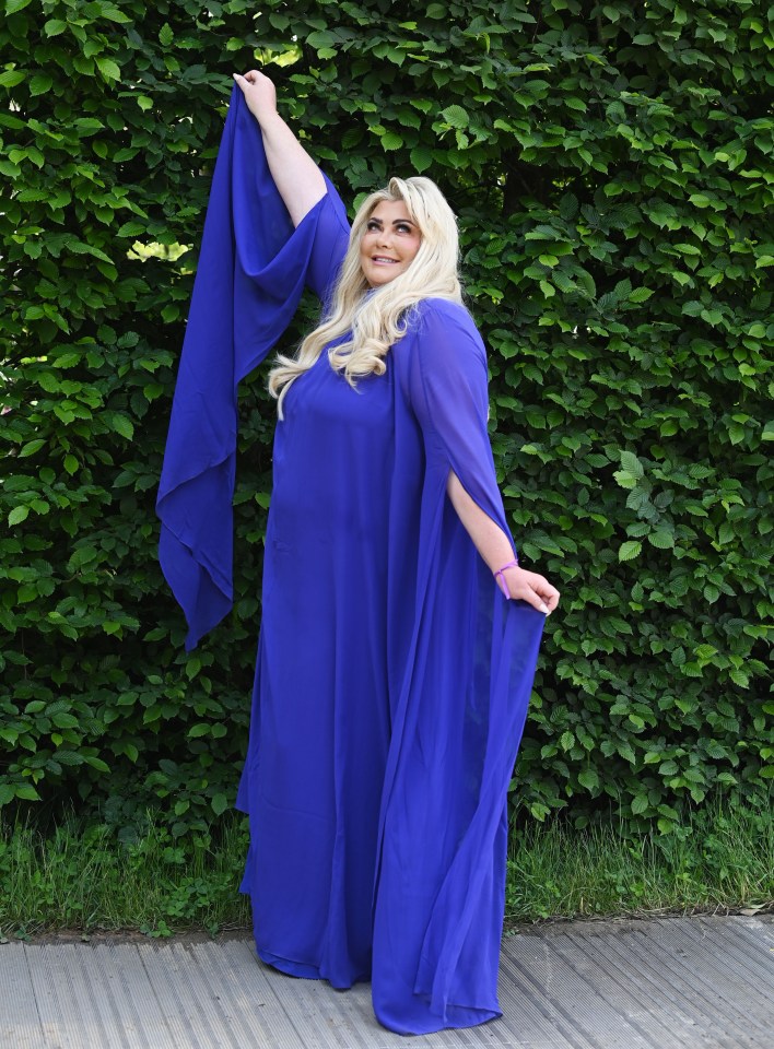 Gemma Collins at the RHS Chelsea Flower Show press preview.