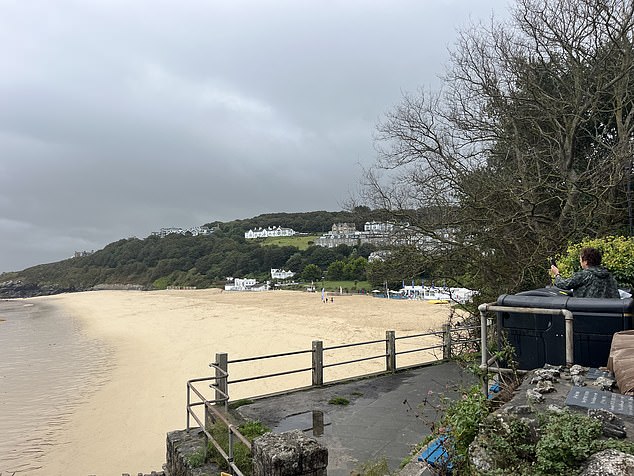 Cornish locals claim a perfect storm of anti-tourism sentiment, unreliable weather, second homes and price hikes are pushing the vital British market to overseas rivals. Pictured: An empty beach in St Ives