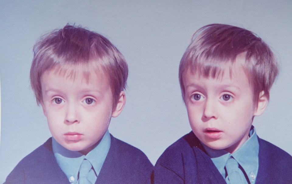 Photo of twin boys.