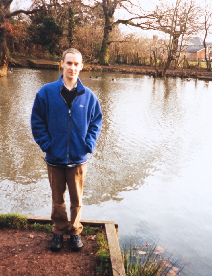 Nick Dawson by a pond.