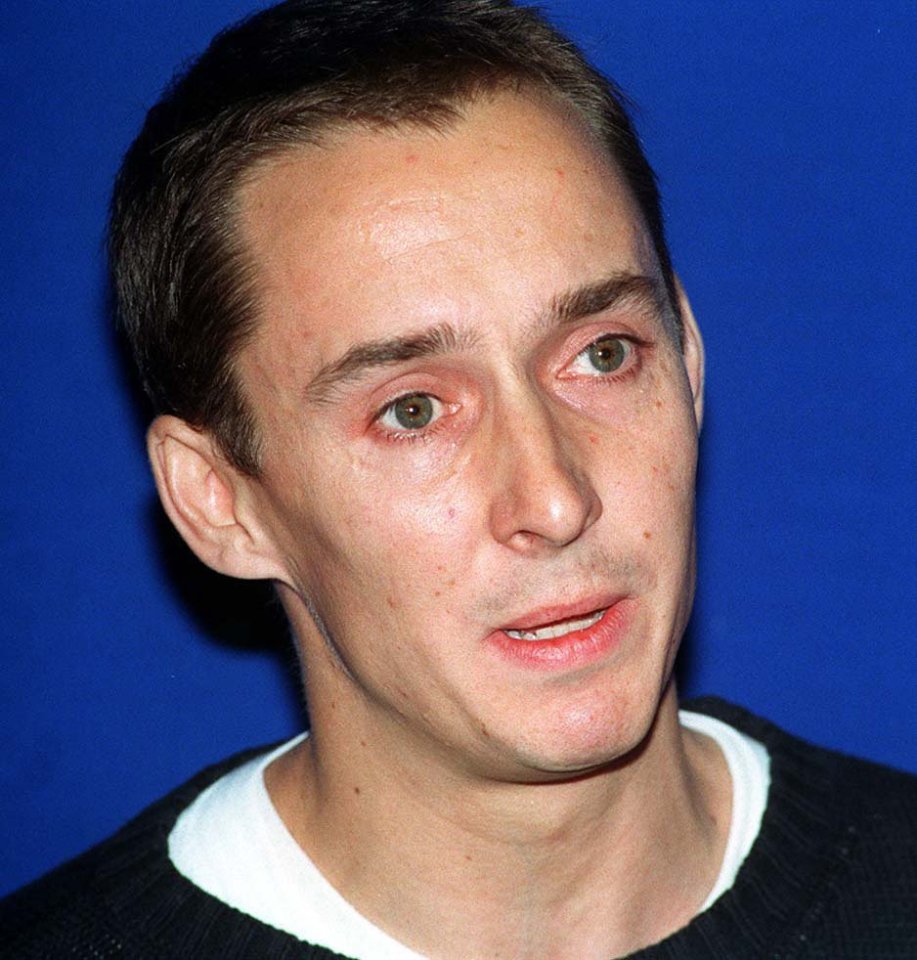Nick Dawson at a news conference appealing for information about his brother's murder.