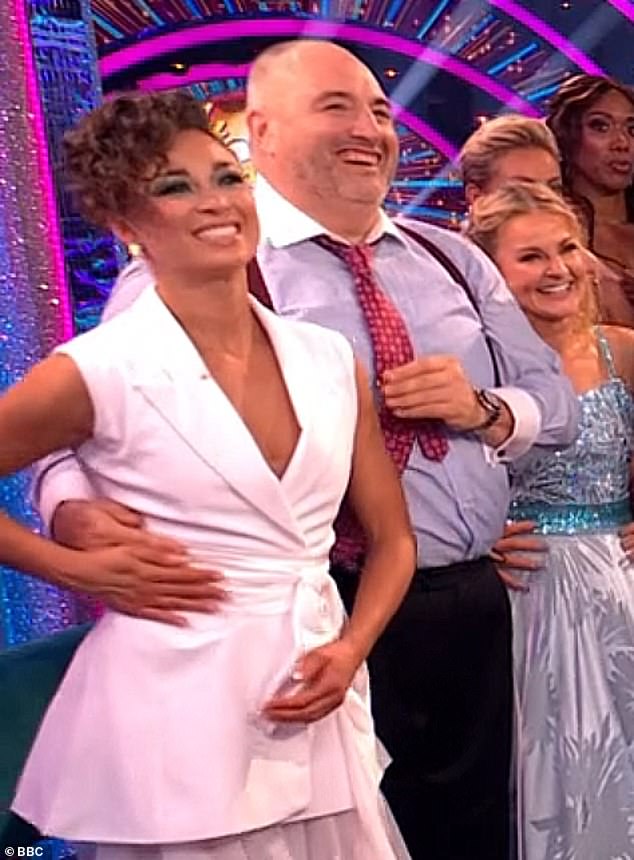 But then during the latest series of the show, viewers became convinced they had noticed a feud between Katya and Welsh opera singer Wynne - despite the pair blasting claims of a rift as 'absurd' (seen)