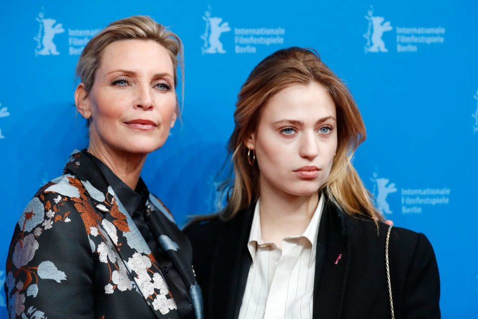 Nadja Auermann and her daughter Cosima Auermann at the Berlin International Film Festival.