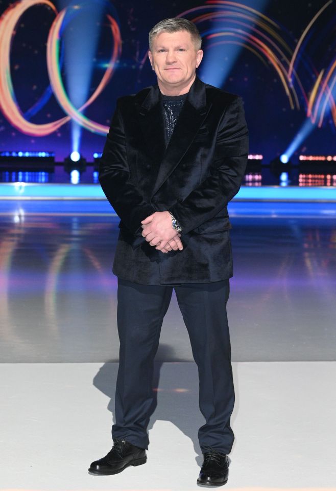 Ricky Hatton at a "Dancing on Ice" photocall.