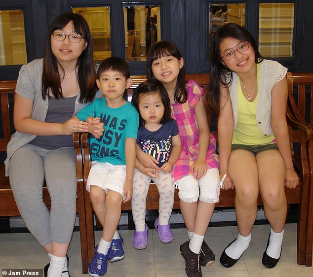 The family's story began in South Korea, where the three eldest daughters were born, before moving to Canada in 2006