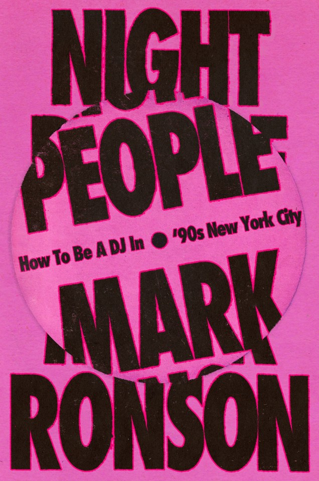 Mark Ronson's "Night People: How To Be A DJ In '90s New York City" promotional image.