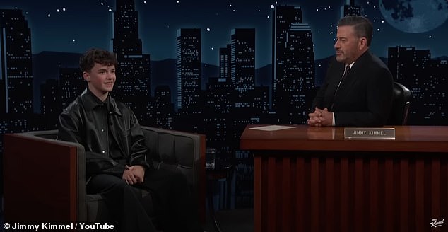 Part of the build-up included an appearance on Jimmy Kimmel Live, where he joked with the host about his schoolmates' reaction to his fame