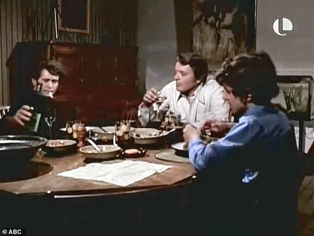 Scott, right, won his Emmy for That Certain Summer, which he starred in alongside Martin Sheen, left, and Hal Holbrook, centre
