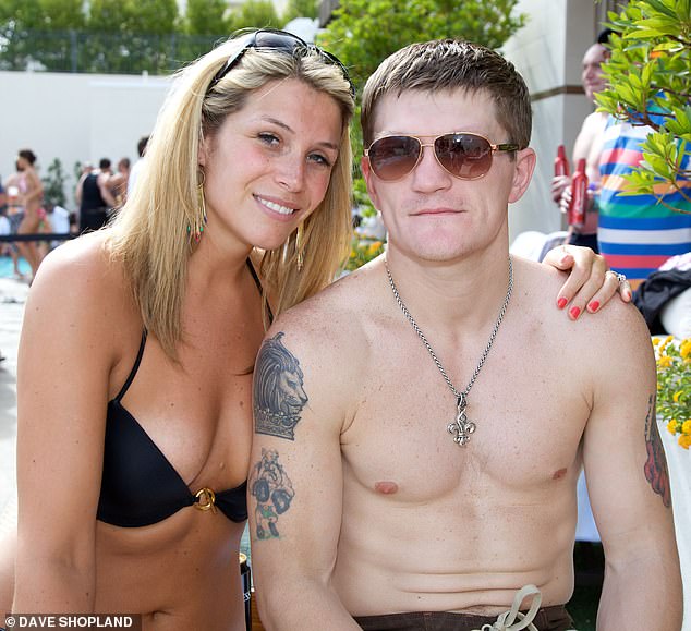 The pair had a turbulent relationship, with Ricky's boozy nights out with other women eventually proving too much for the woman with whom he had two daughters