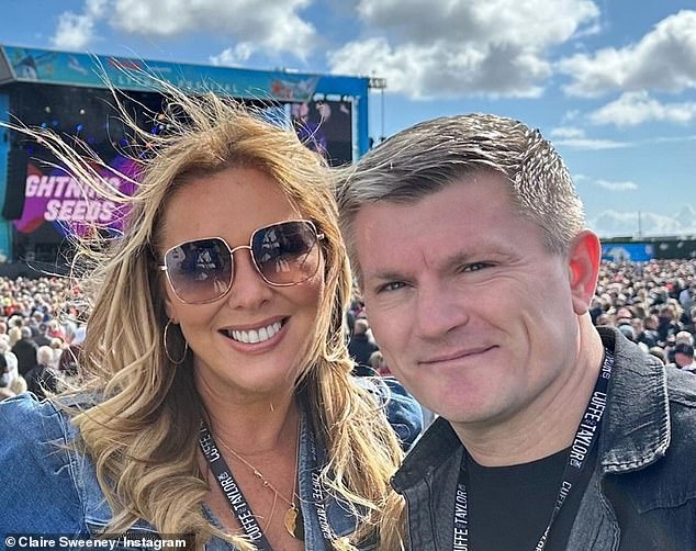 Actress Claire, 54, who dated Ricky last year and remained good friends with him, was supportive of his recent boxing comeback announcement