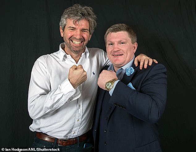 Eight years ago, I spent an evening with him at one of the Audience with Ricky Hatton stand-up nights at which he excelled as a performer. Pictured: Oliver Holt with Hatton