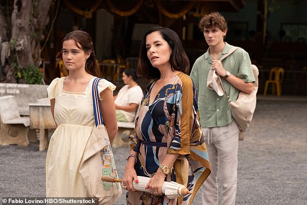 Apple's The Studio and HBO's The White Lotus season three (pictured) are both tied for 23 nominations, with the latter series scoring multiple supporting and guest actor nominations for its ensemble cast