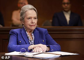 Kathy Bates (seen in Matlock) is the oldest acting nominee this year at 77