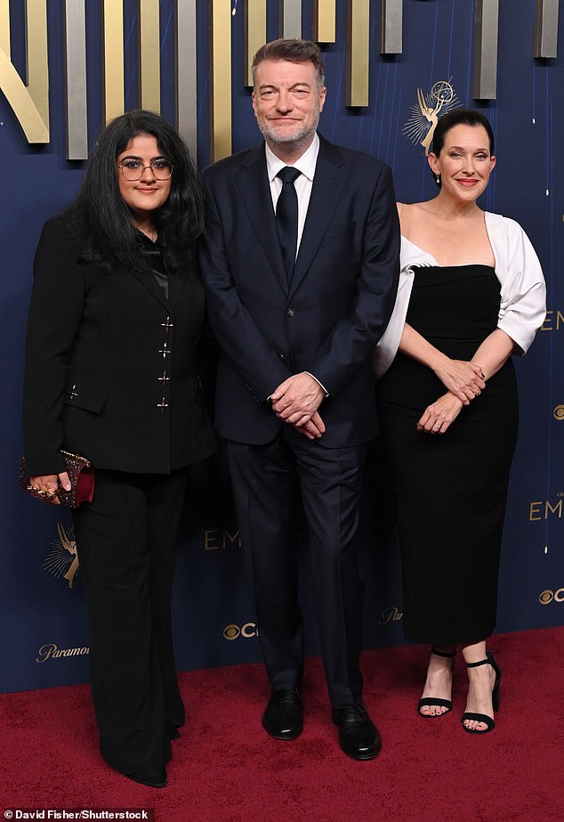 Black Mirror creator Charlie Brooker took to the red carpet alongside Bisha K. Ali, who he is nominated with for their writing on season six, episode six