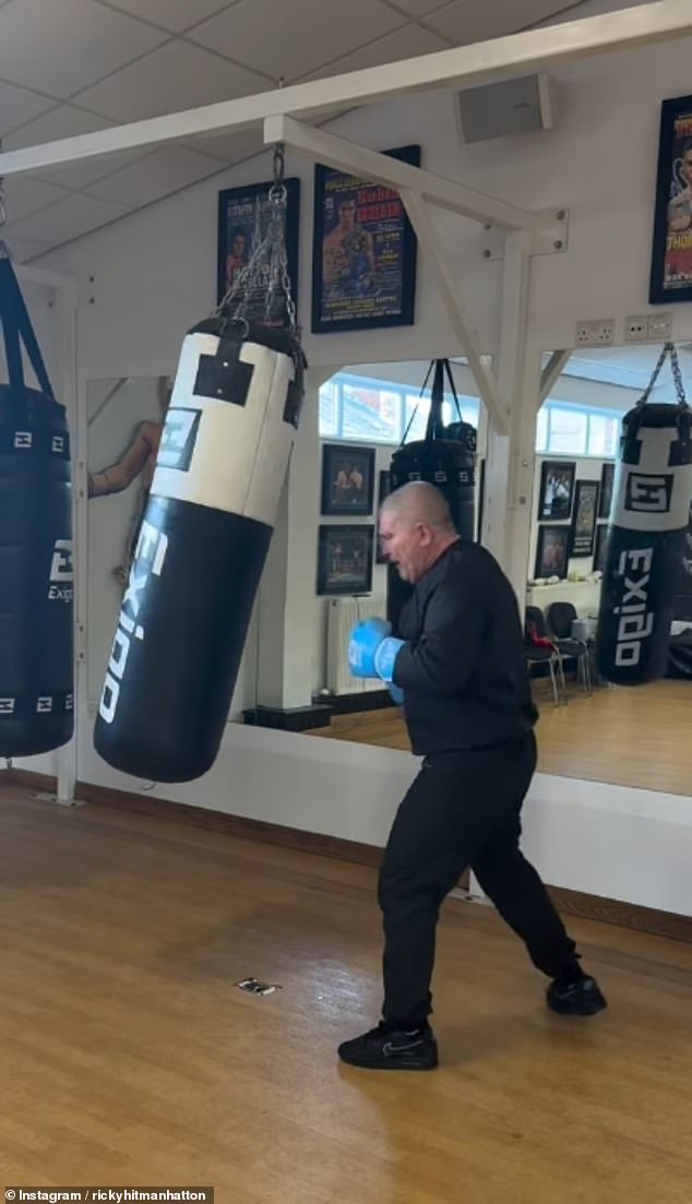 Just two days ago, Hatton had shared footage of him training. He had a fight coming up in December