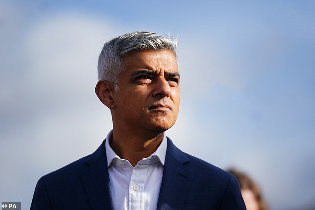 Margaret Thatcher, the IRA, two councils, all the main political parties, the Whitehall ‘blob’ and the Mayor of London, Sir Sadiq Khan (pictured) all have been blamed for the bridge's failure to reopen
