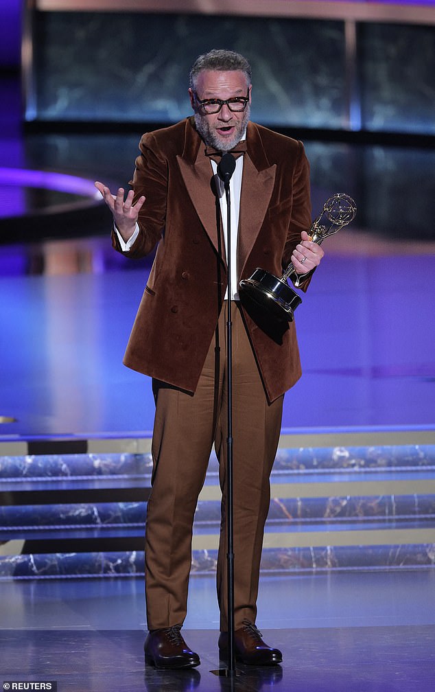 The 43-year-old actor took home the coveted Best Actor in a Comedy Series Award for his work in AppleTV+'s The Studio