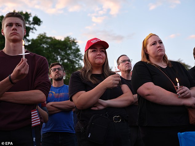 Kirk's fans in Utah lit candles during an emotional vigil in the days after he was killed