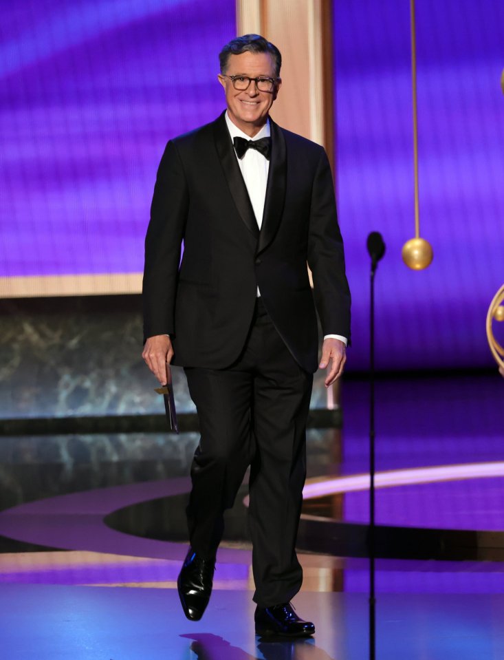 Stephen Colbert at the 77th Primetime Emmy Awards.