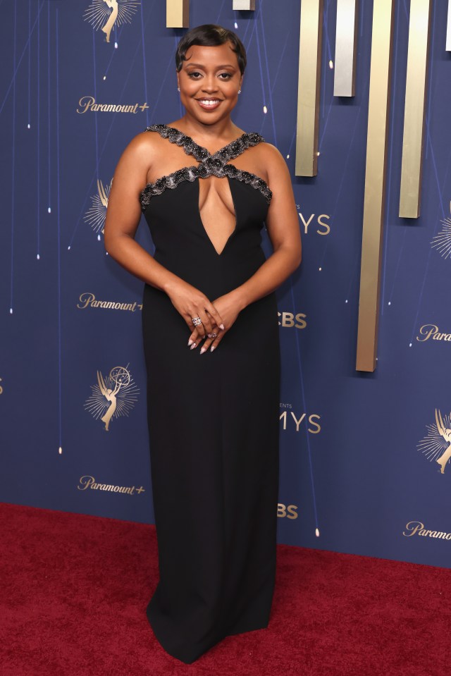 Quinta Brunson at the Emmy Awards.