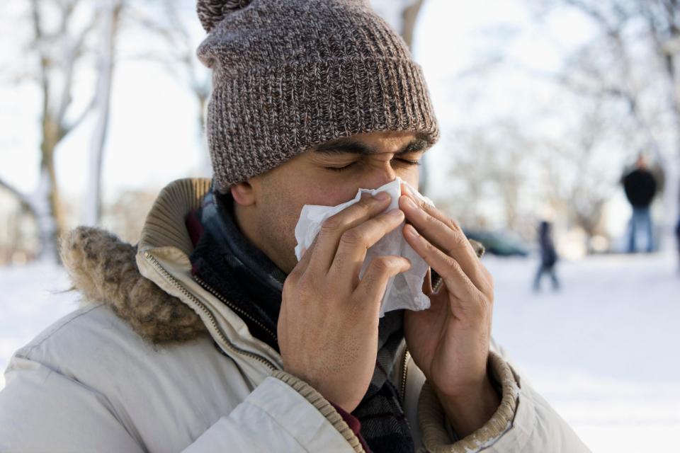 A doctor revealed the difference between the flu and a cold (stock image)