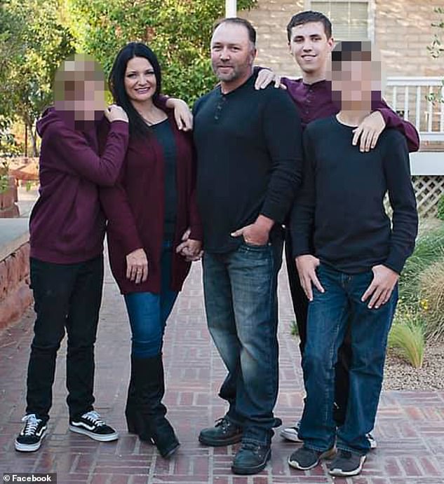 He noted that the suspect appeared to have a different political ideology than his conservative family (pictured)
