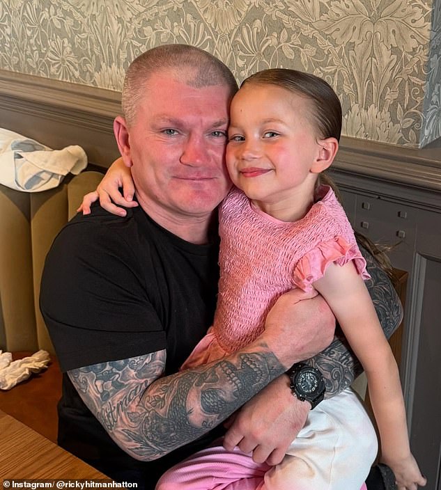 The loving grandfather shared a gushing birthday tribute to his granddaughter Lyla as she turned seven just weeks ago (pictured)