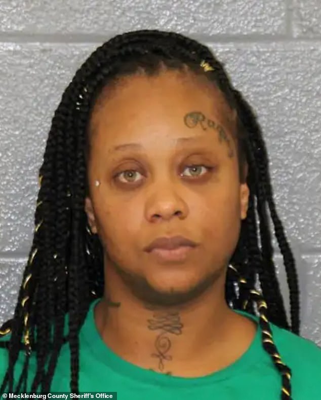 Tracey Vontrea Brown, most recently was arrested in 2024 for felony conspiracy, shoplifting, and misdemeanor larceny
