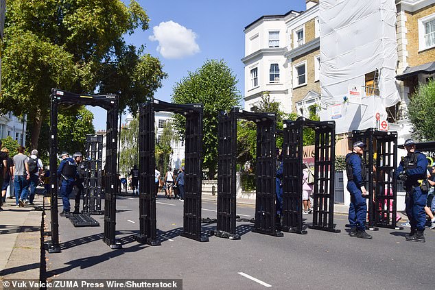 This year at Notting Hill Carnival, police put up knife arches to detect weapons at the busiest entry points and used live facial recognition cameras to locate people on watch lists