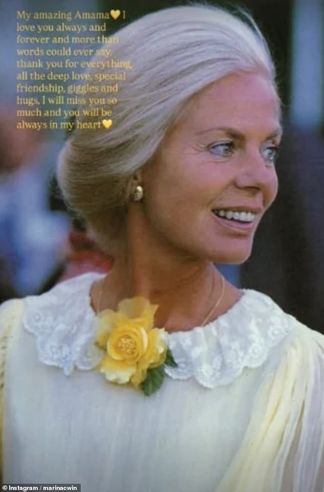 Lady Marina Windsor shared an Instagram story with a heartfelt tribute to her grandmother, saying that she loves her more than words can 'ever say'