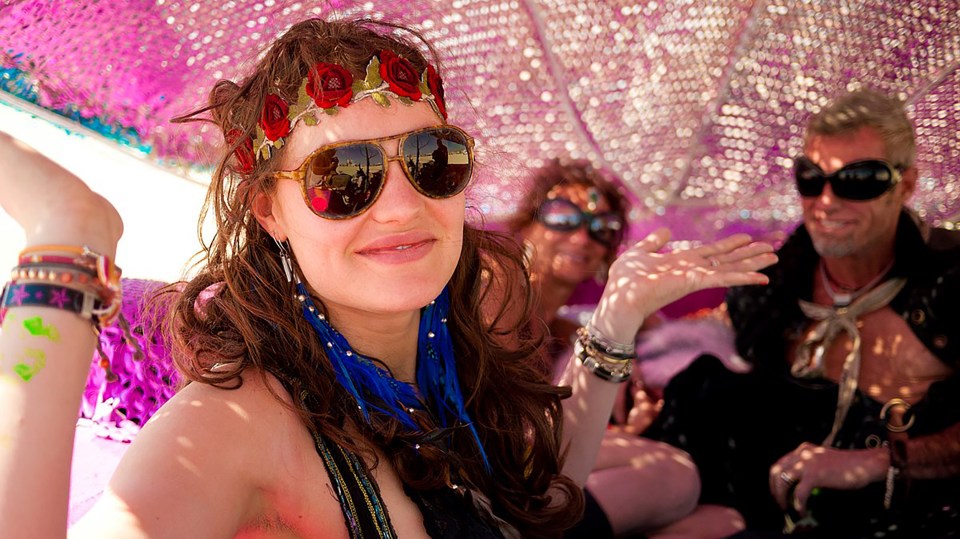 Constance Marten at Burning Man in 2012.