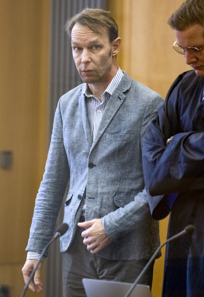 Christian Brueckner in court in Braunschweig, Germany.